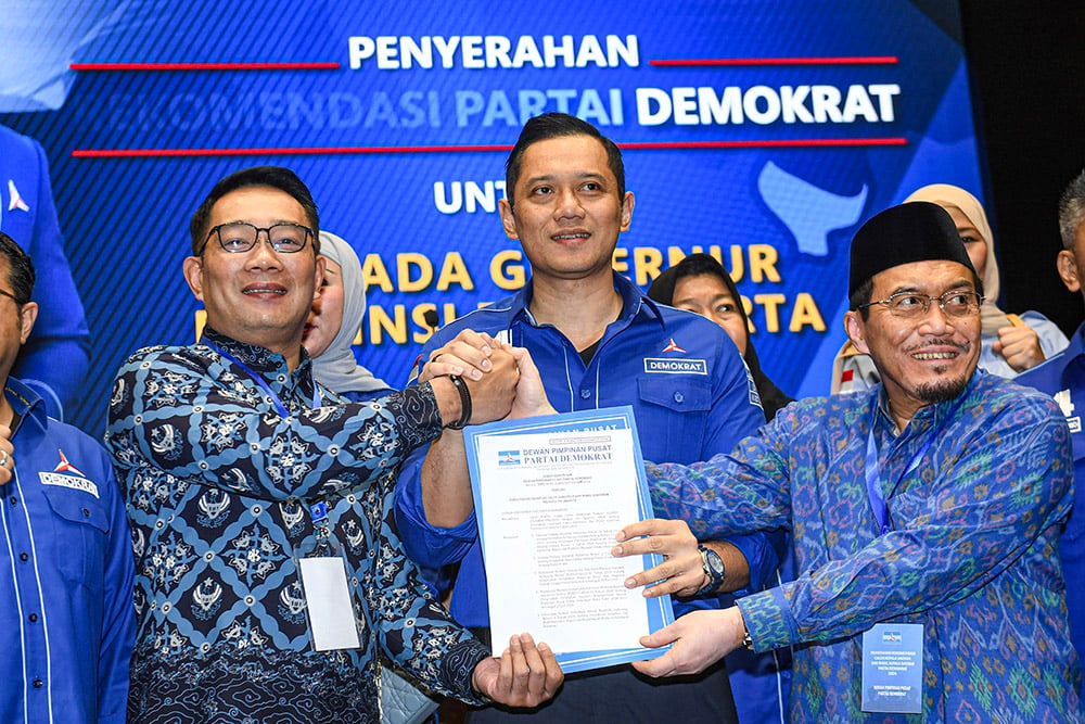  Penyerahan Rekomendasi Demokrat Pilkada DKI Jakarta