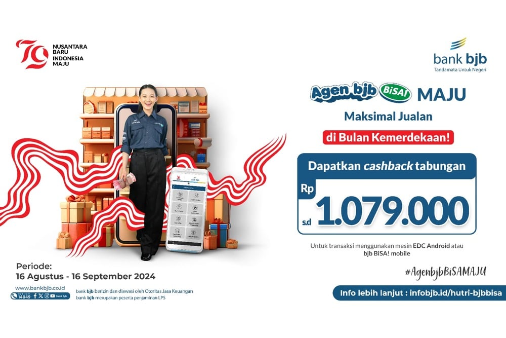  bank bjb Percepat Transaksi Digital dengan Agen bjb BiSA! MAJU