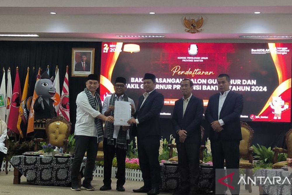  Andra Soni-Dimyati Natakusumah Resmi Daftar Pilkada Banten 2024