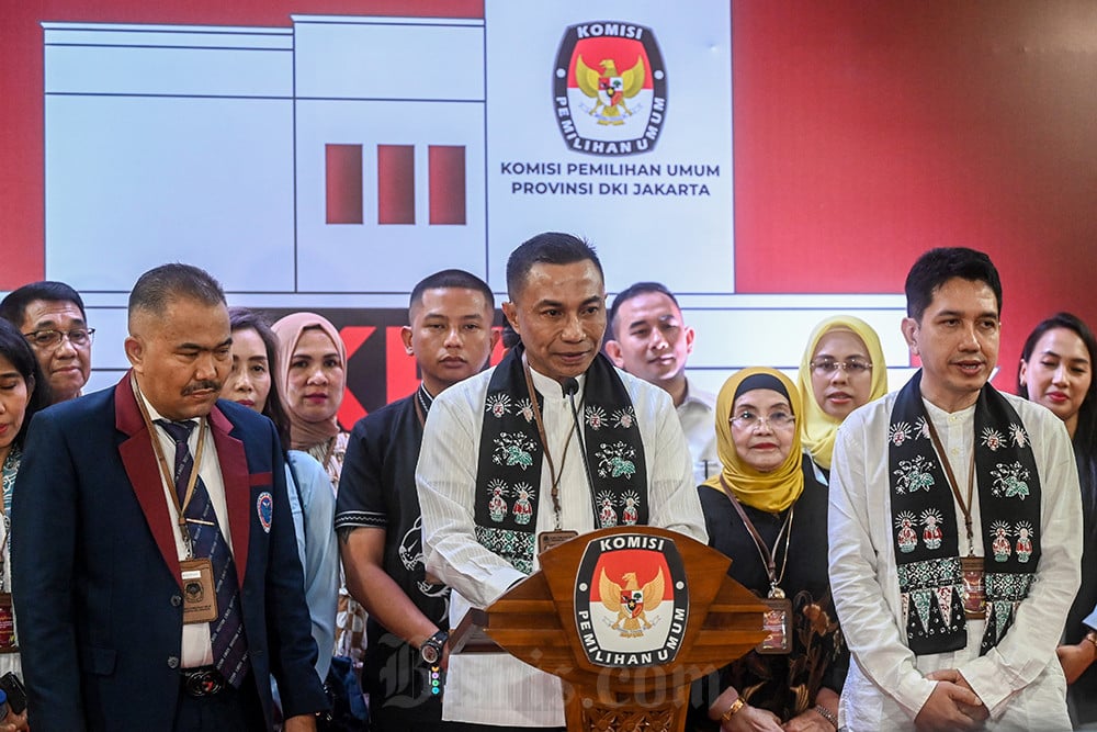  Dharma Pongrekun-Kun Wardana Daftar Pilgub DKI Jakarta