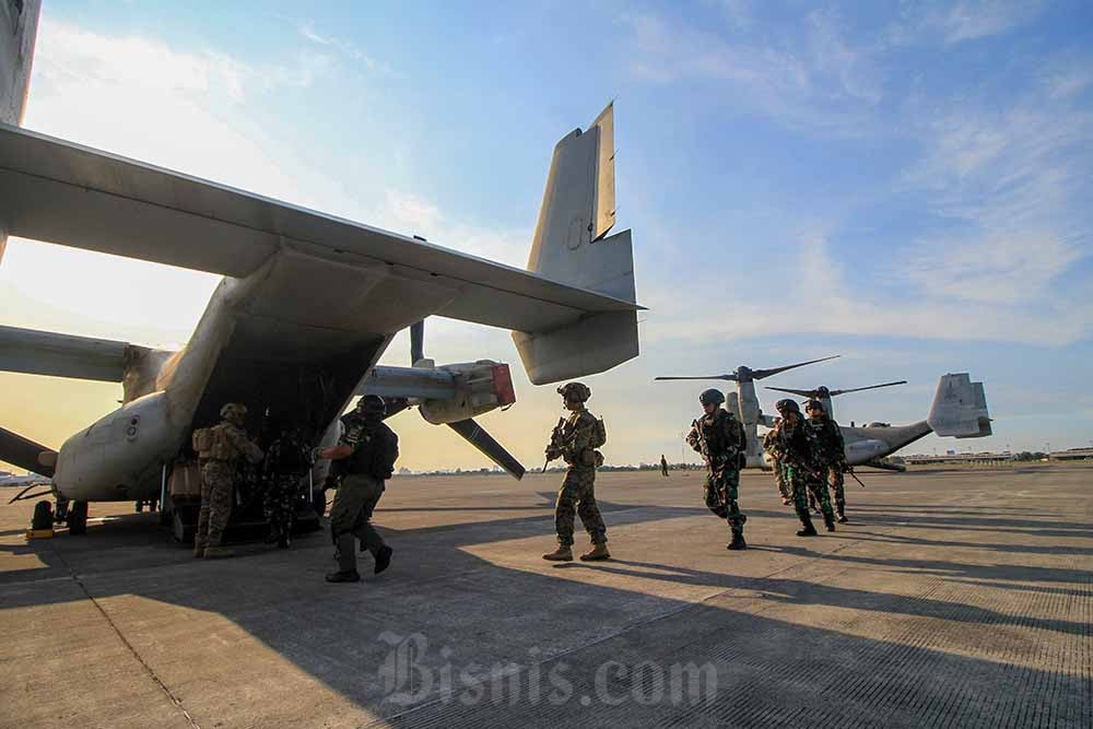  Latihan Gabungan Bersama Marinir TNI AL dan Marinir AS