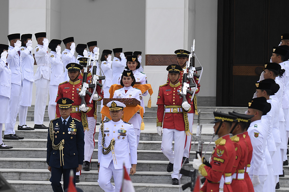  Duplikat Bendera Pusaka Merah Putih Kembali ke Jakarta