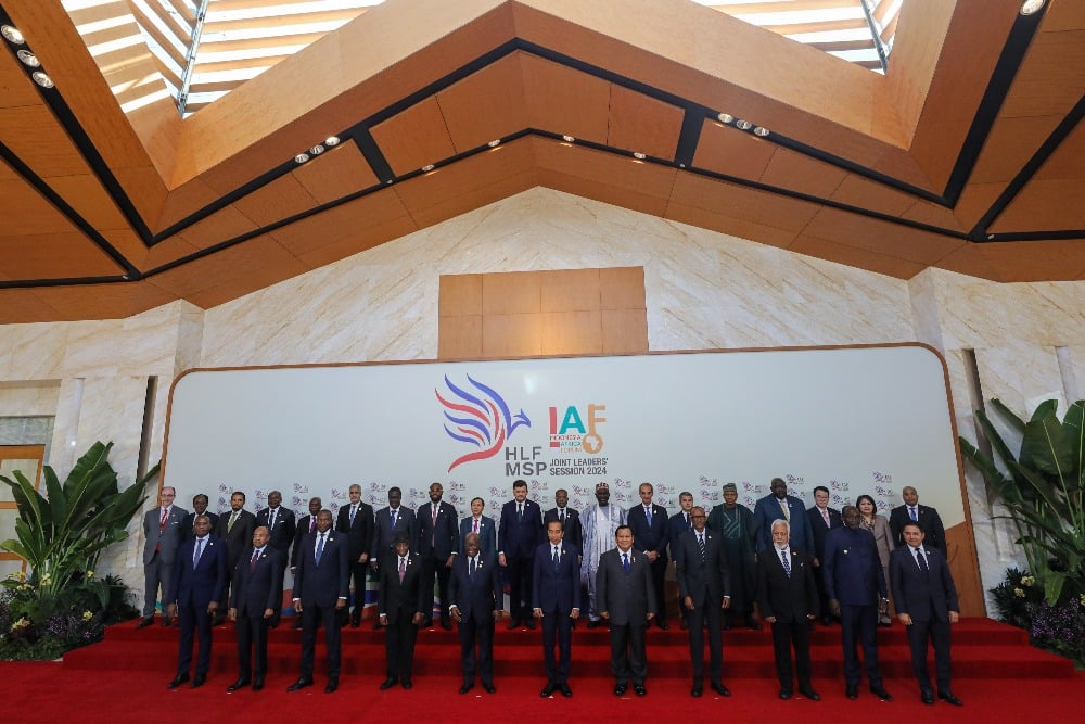  Pidato Lengkap Presiden Jokowi di Pembukaan Joint Leaders Session IAF Ke-2 & HLF MSP 2024