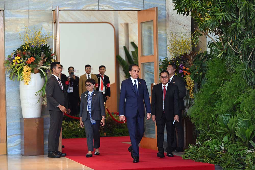  Presiden Joko Widodo Buka Joint Leaders’ Session Pada HLF MSP and Indonesia-Africa Forum (IAF) II