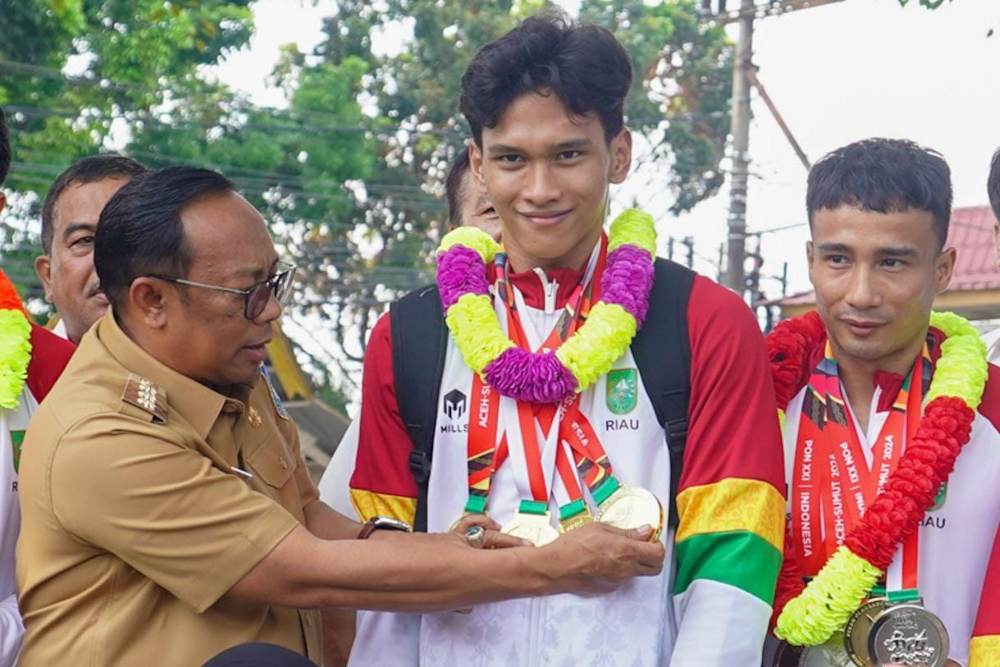  Riau Pimpin Klasemen Sementara PON XXI, Borong 6 Medali Emas Dari Cabor Senam
