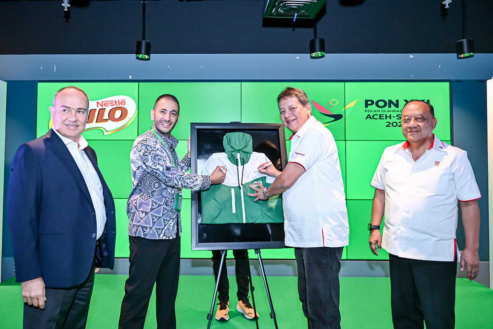  Kolaborasi dengan KONI Pusat, Nestle MILO Resmi Jadi Official Minuman Cokelat PON XXI Aceh-Sumut 2024