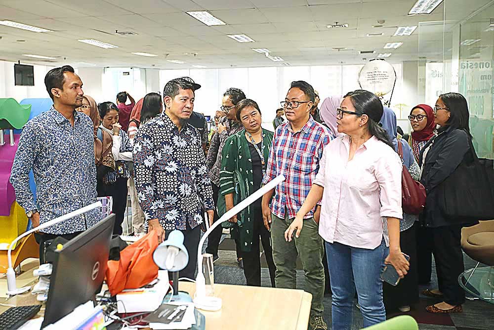  Audensi Tim Humas Kementerian Perindustrian Dengan Bisnis Indonesia