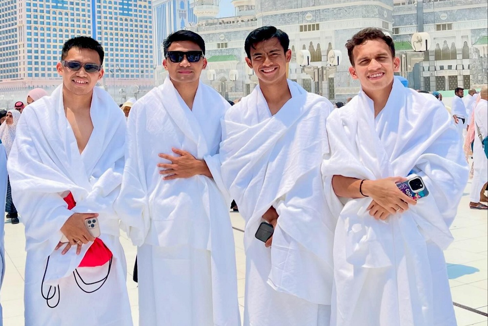  Timnas Indonesia Jalani Ibadah Umrah Jelang Lawan Arab Saudi