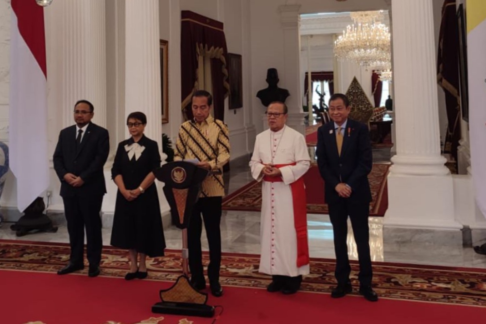  Jokowi: Terima Kasih Atas Kunjungan yang Teramat Mulia Paus Fransiskus