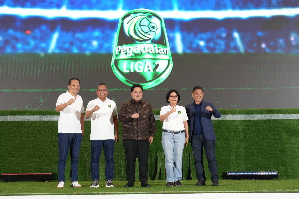  Pegadaian Liga 2 Kembali Digelar, Erick Thohir: Momen Membangun Sepakbola Bersih