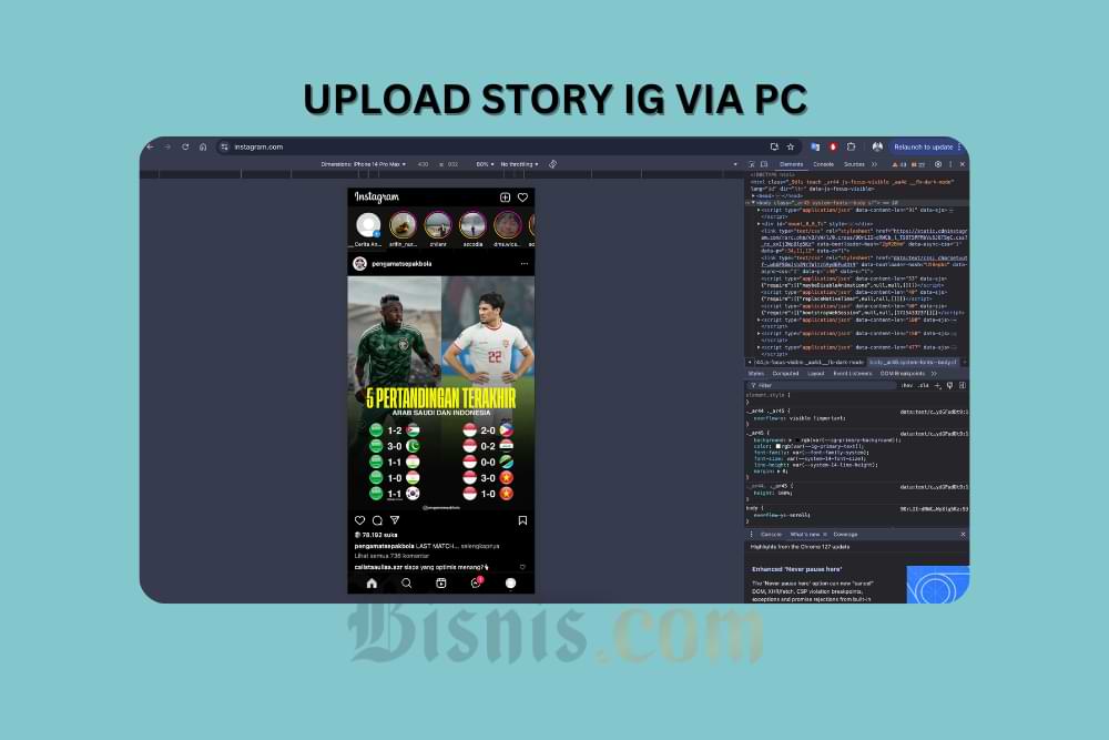  5 Cara Upload Story IG di Laptop, Mudah dan Cepat