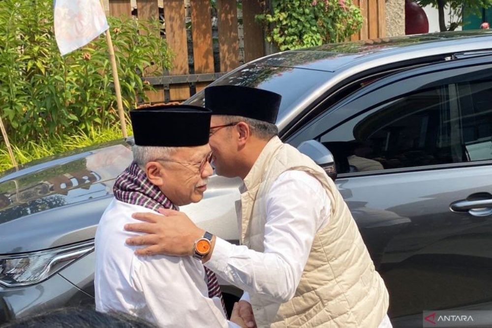  Dapat Ilmu dari Fauzi Bowo, Ridwan Kamil Janji Jaga Budaya Betawi