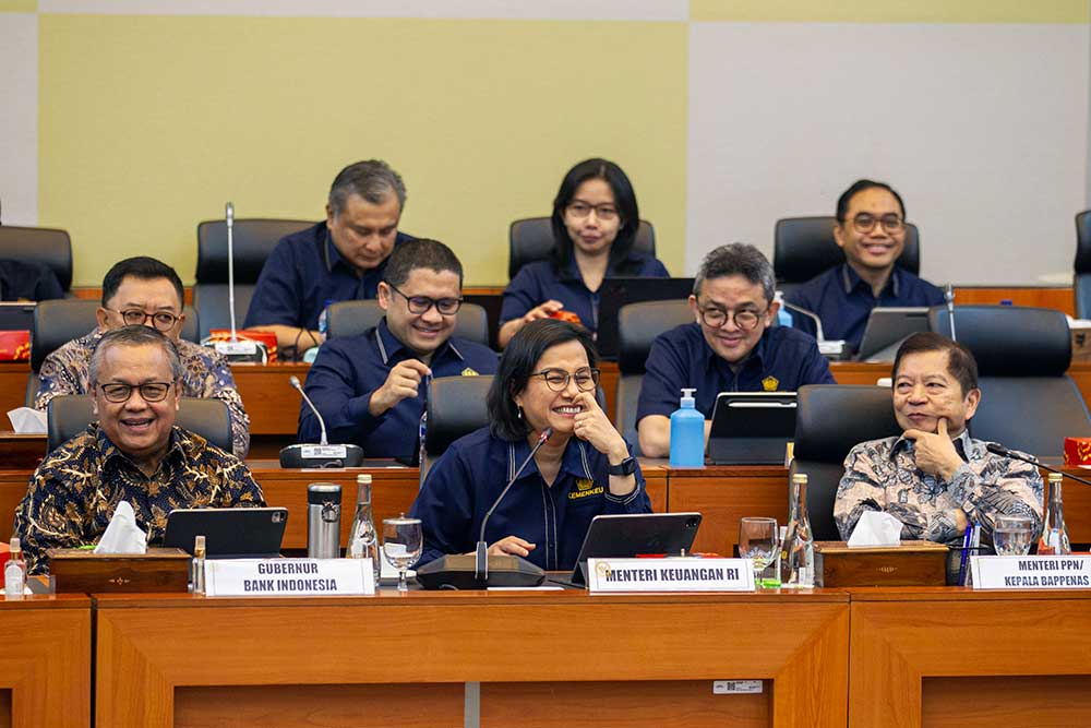  Menkeu Sri Mulyani Bahas Postur Sementara RUU APBN 2025 Saat Rapat Banggar di DPR