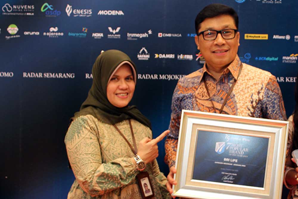  BRI Life Raih Penghargaan Most Popular Brand of The Year 2024 Kategori Asuransi Jiwa