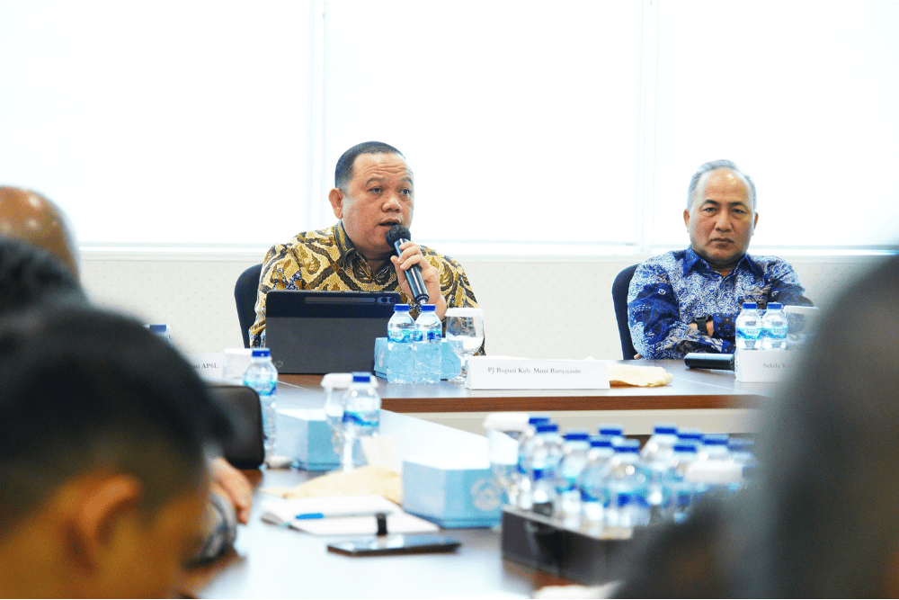  Pj Bupati Muba Pimpin Rakor Percepatan Pembangunan Jembatan P6 Lalan
