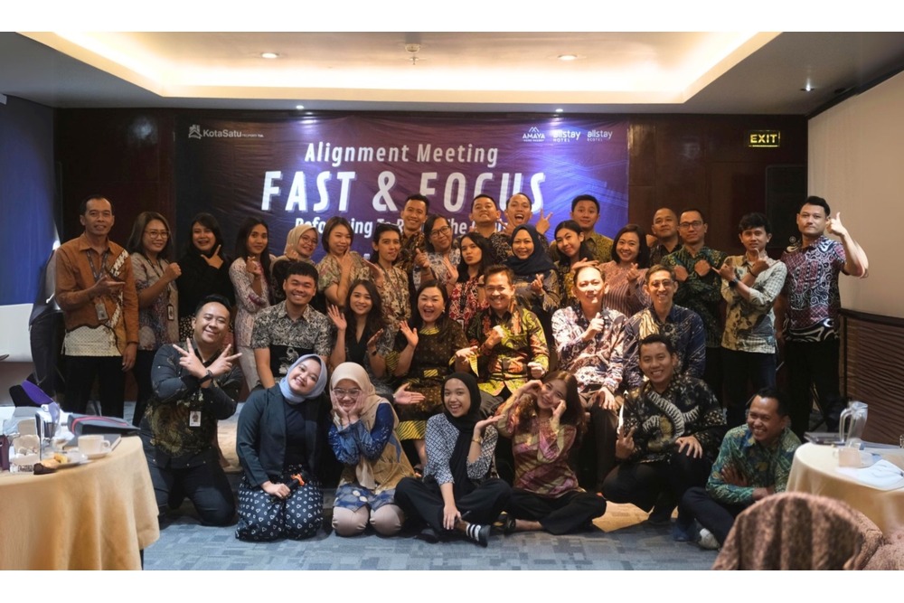  PT Kota Satu Properti Tbk Sukses Gelar Workshop Alignment Meeting 2024