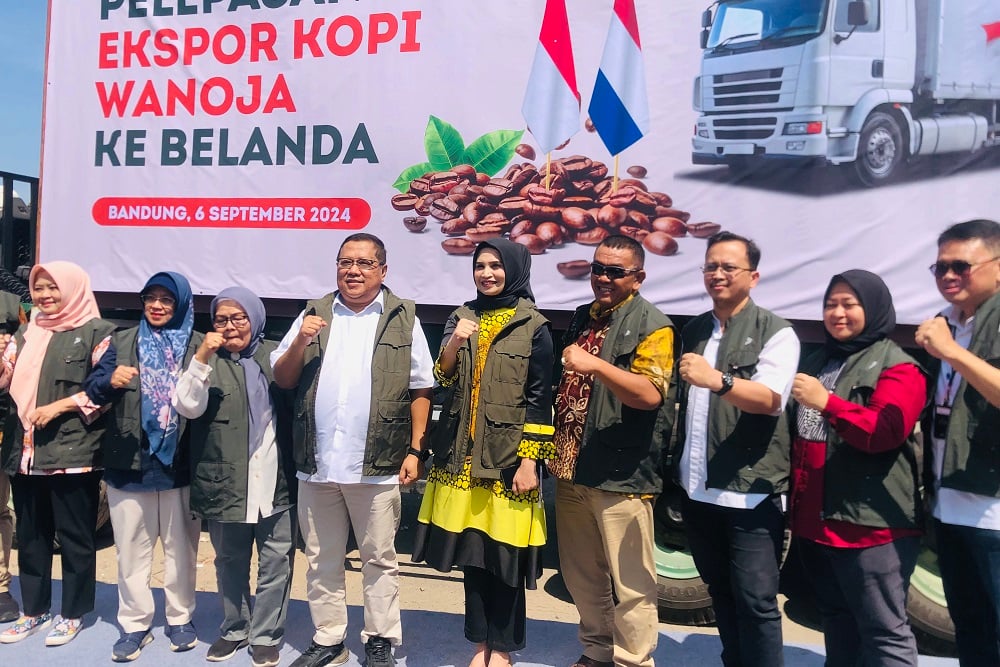  BI Jabar Lepas Ekspor 18 Ton Kopi Wanoja ke Belanda Senilai Rp2,5 Miliar