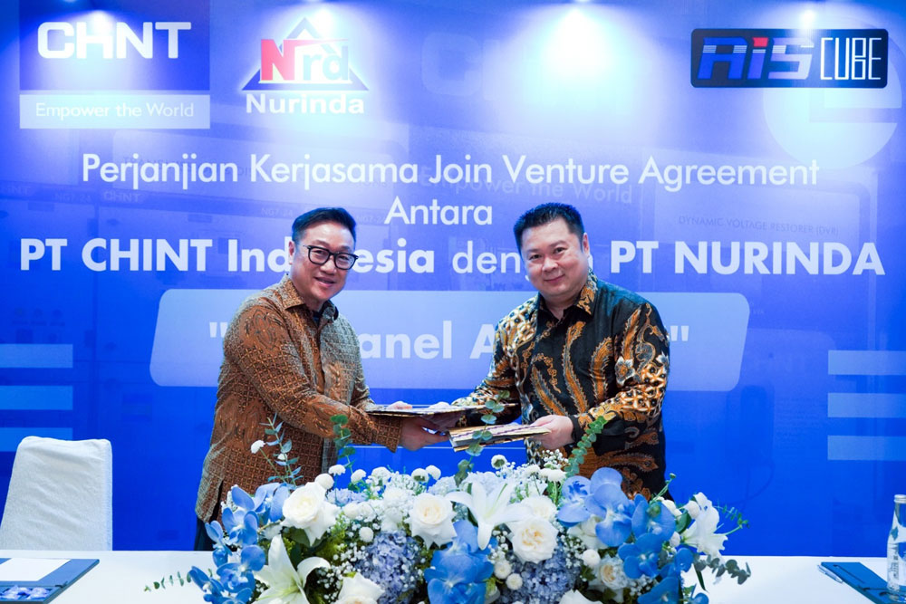  CHINT Indonesia dan NURINDA Sepakati Kerja Sama Produksi MV Panel untuk Dukung TKDN Pemerintah