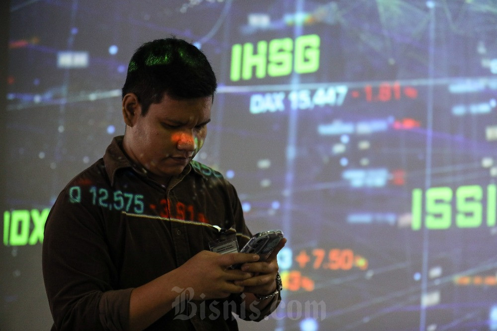 Indeks Bisnis-27 dibuka menguat ke level 599,06 pada perdagangan hari ini, Senin (9/9/2024). Saham BRPT hingga UNTR terpantau paling cuan pagi ini. Bisnis/Arief Hermawan P