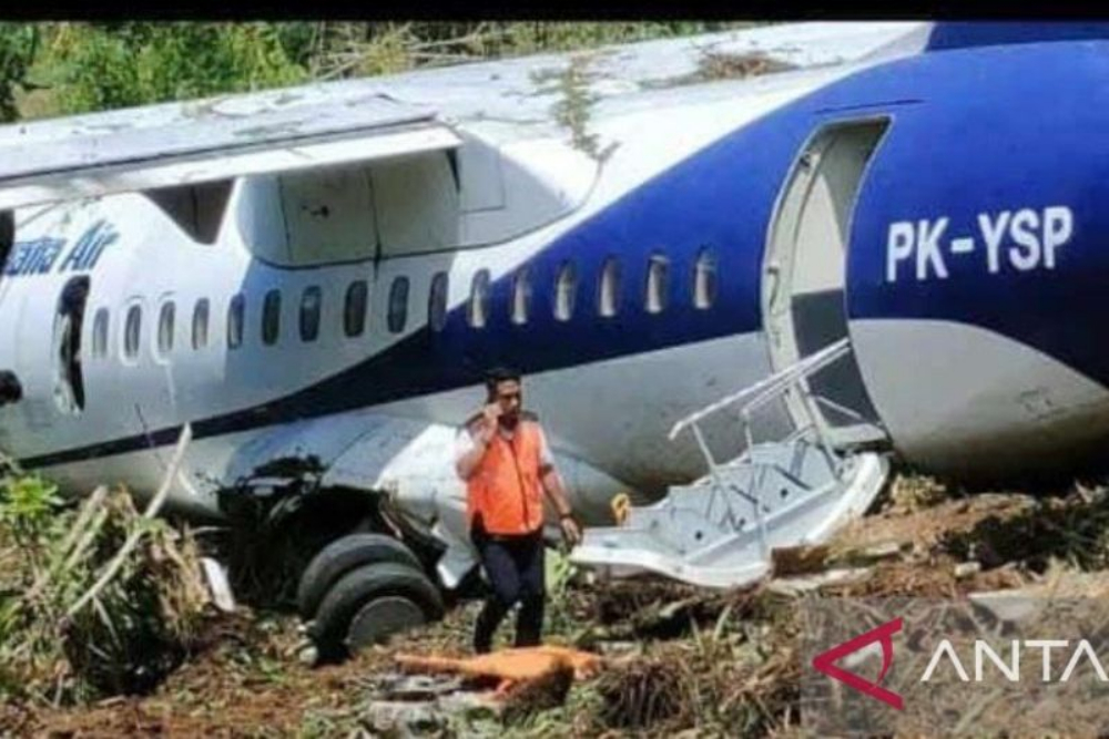  Pesawat Trigana Air Tergelincir di Bandara Serui Papua, Beberapa Orang Terluka