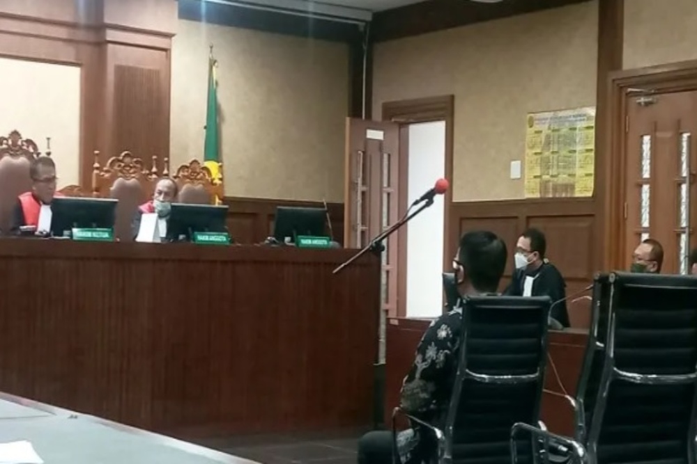 Suasana ruang sidang/ilustrasi