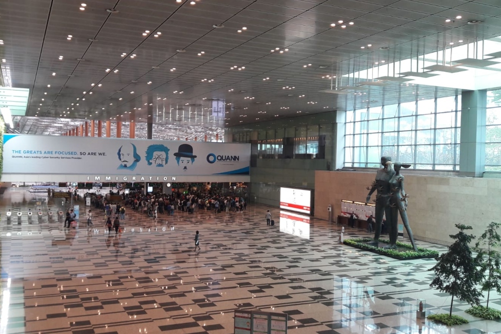 Suasana di Bandara Changi, Singapura/Bisnis-Annisa S. Rini