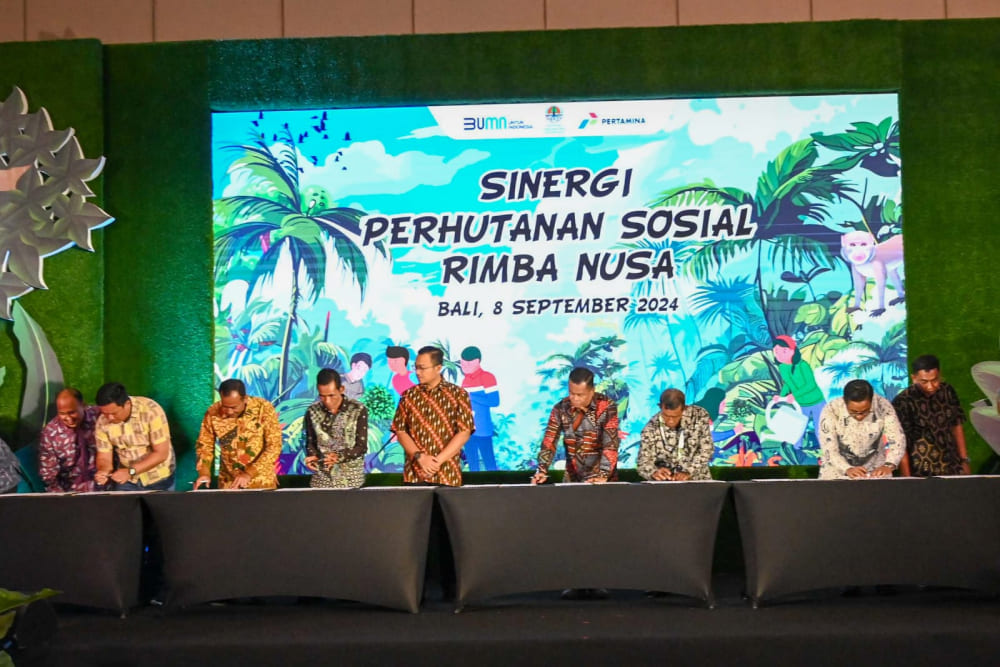 Foto: Pertamina Percepat Dukungan Perhutanan Sosial dengan 13 Kerja Sama Baru