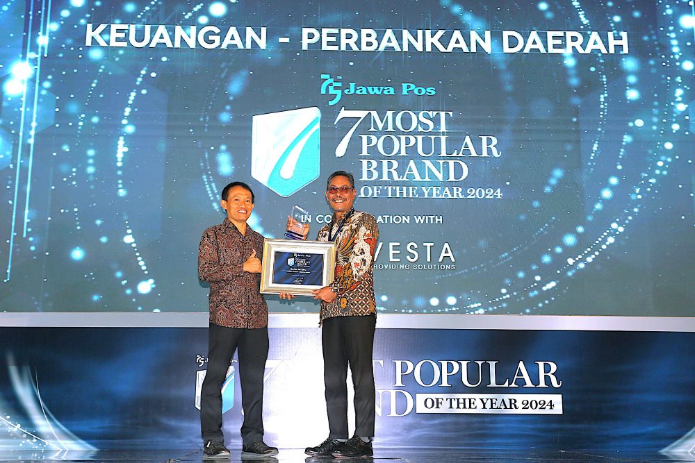  Bank Jateng Raih Penghargaan 7 Most Popular Brand of The Year 2024