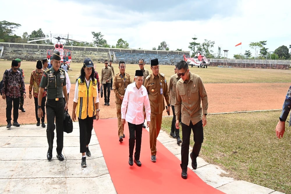  Gelontorkan Rp301 Miliar, Wapres Maruf Minta Perbaikan Jalan Daerah di Babel Bisa Tekan Biaya Logistik