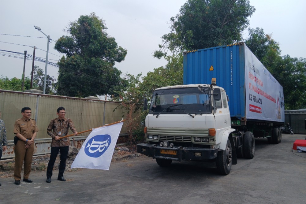 BI Cirebon Lepas Ekspor Furnitur Rotan ke Prancis