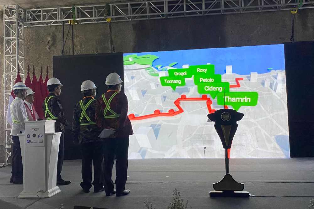  Pencanangan MRT Jakarta Fase Timur-Barat Dimulai, Bakal Ada 21 Stasiun