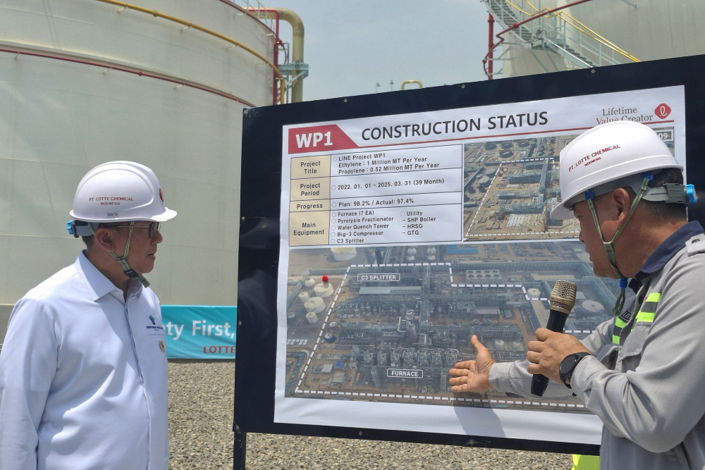  Lotte Chemical Indonesia Berproduksi Maret 2025, Siap Ekspor ke Malaysia, Thailand, hingga India