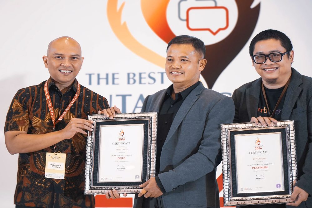  Pegadaian Borong Penghargaan The Best Indonesian Contact Center 2024