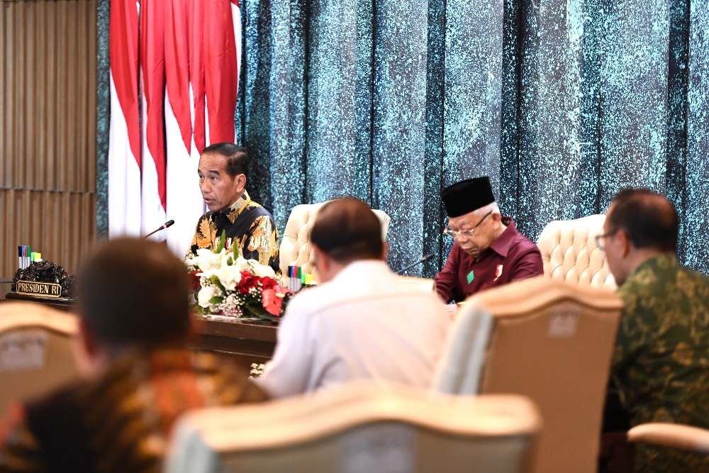  Sidang Kabinet Terakhir, Maruf Amin Minta Prabowo Lanjutkan Program yang Belum Selesai
