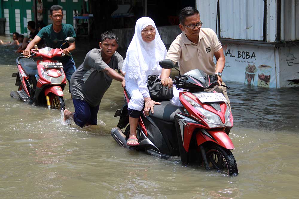  Pemukiman Warga di Medan Terendam Banjir