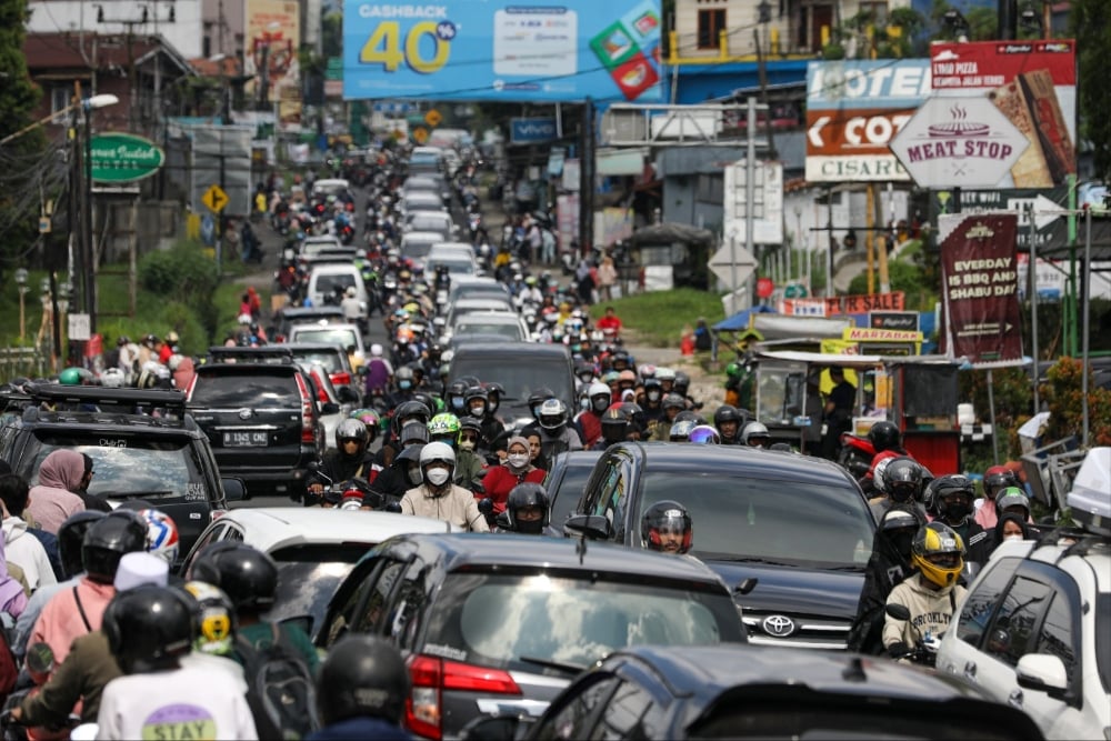  Libur Panjang Maulid Nabi 2024, Puncak Bogor Masih Macet Parah