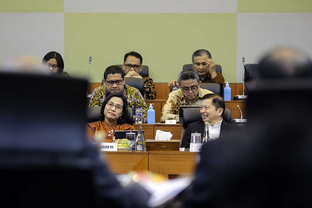  Sri Mulyani Raker Dengan Banggar DPR Bahas RUU APBN TA 2025