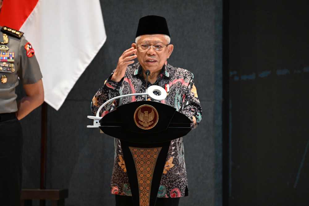  Wapres Ma'ruf Optimistis Target Kemiskinan Ekstrem 0% Tercapai Jelang Lengser