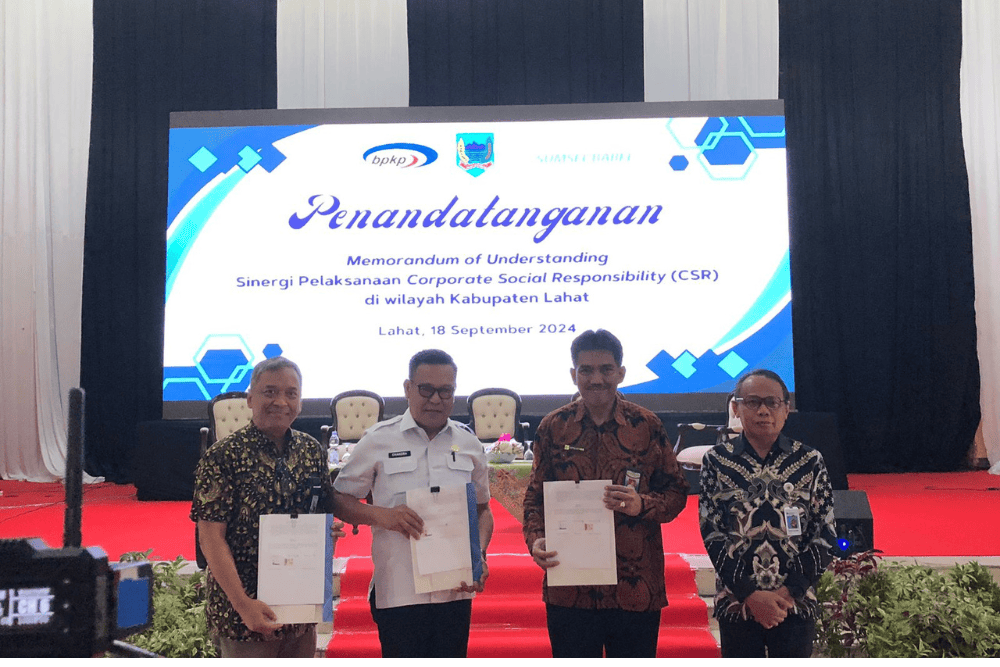  Bank Sumsel Babel Dukung Pemkab Lahat Tangani Stunting