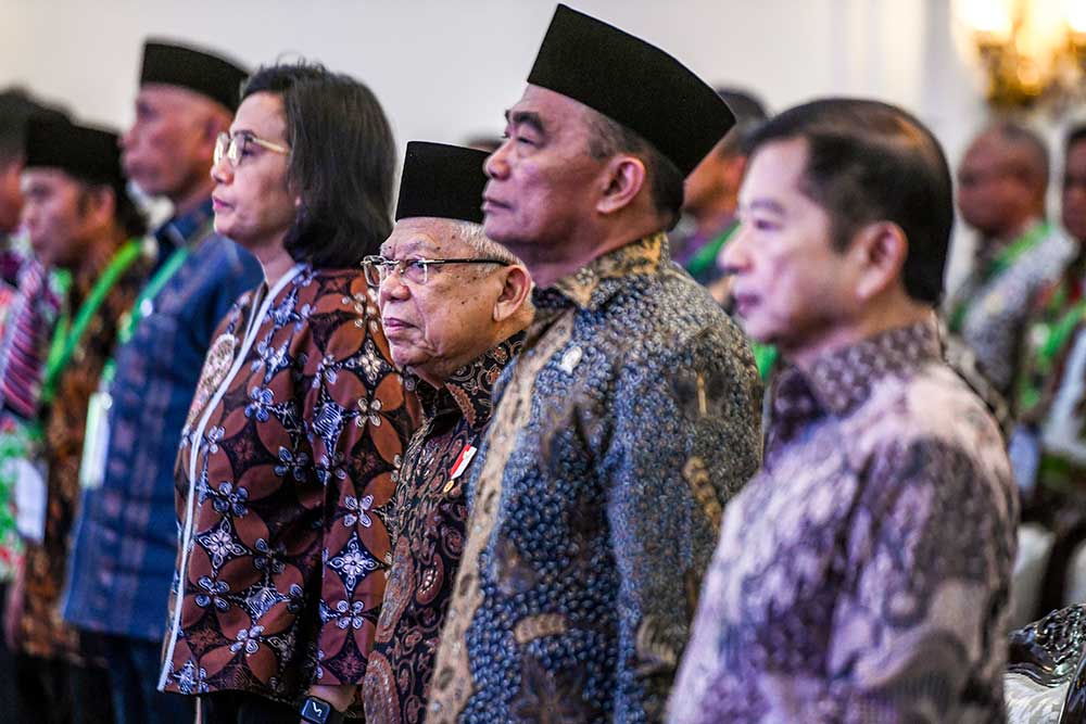  Wakil Presiden Ma’ruf Amin Berikan Arahan Saat Rapat Koordinasi Percepatan Penghapusan Kemiskinan Ekstrem