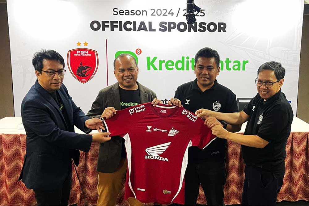  Dukung Sepakbola Indonesia, Platform Fintech Lending Kredit Pintar Jalin Kerja Sama dengan PSM Makassar