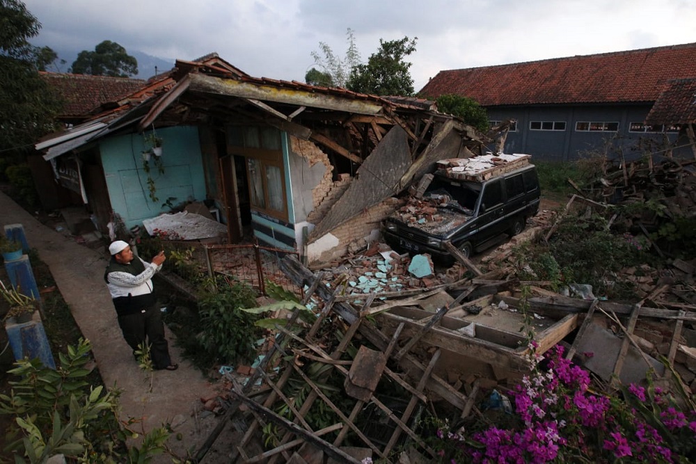  Bangunan Rusak Akibat Gempa di Garut Bertambah Jadi 1.238 Unit