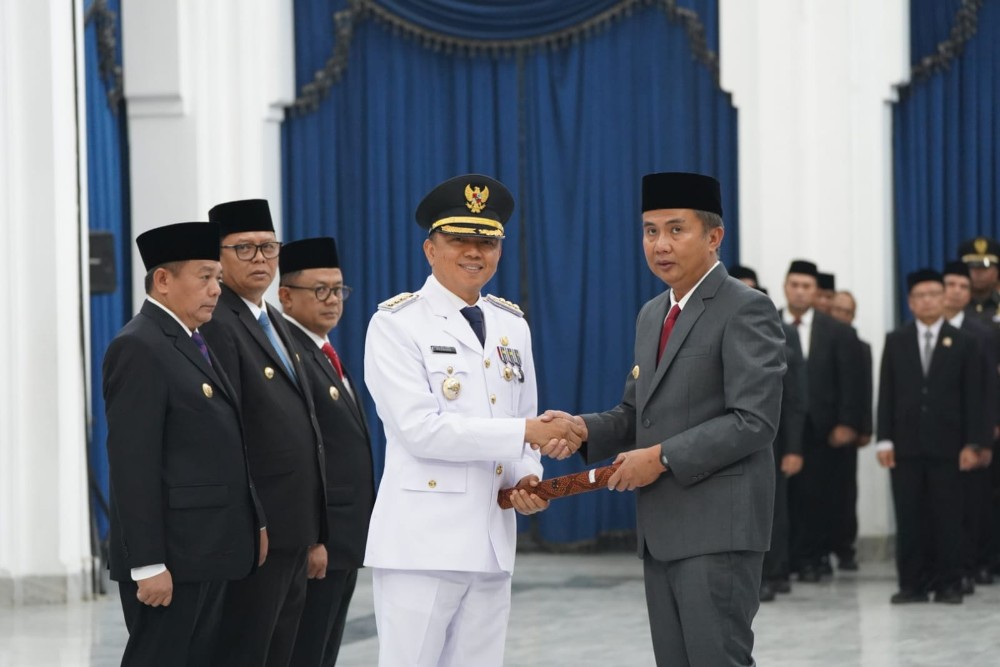  Kadishub Jabar A Koswara Dilantik Jadi Pj Wali Kota Bandung