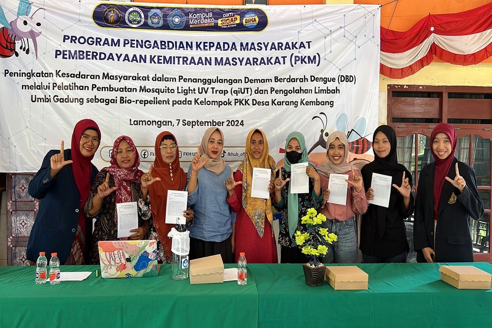  Cegah DBD, Kader PKK Dibekali Pembuatan Mosquito Trap