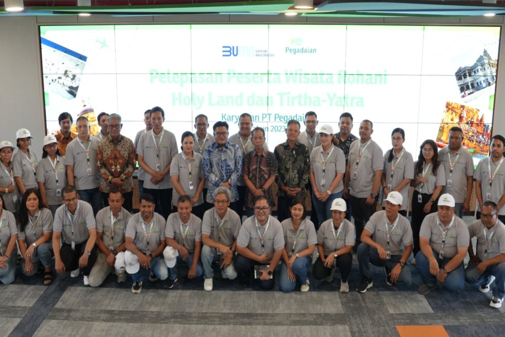  Apresiasi Kinerja, Pegadaian Berangkatkan Karyawan Terbaik untuk Wisata Religi