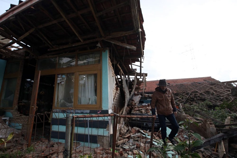  BNPB Perbaiki 109 Unit Rumah di Garut yang Rusak Terguncang Gempa