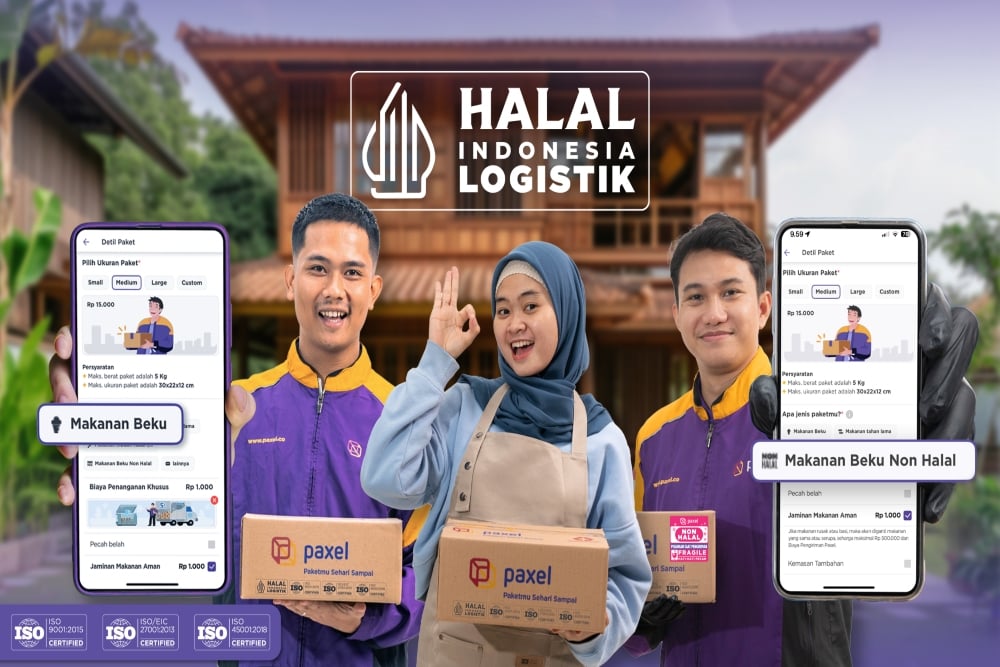  Paxel Jadi Perusahaan Jasa Pengiriman Pertama Bersertifikasi Halal Logistik