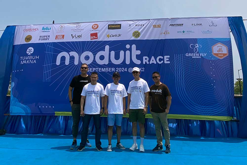  Moduit dan Tumbuh Makna Berkolaborasi dengan Komunitas Sepeda Greenfly Menggelar Moduit Race