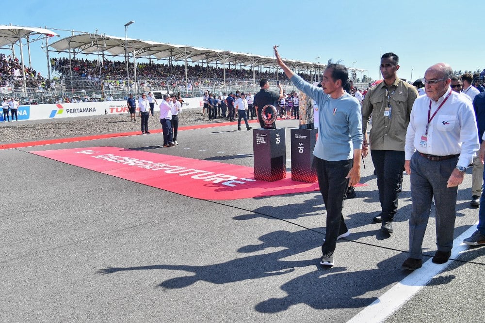  Jokowi Sebut Dorna Puas dengan Gelaran MotoGP Mandalika 2024