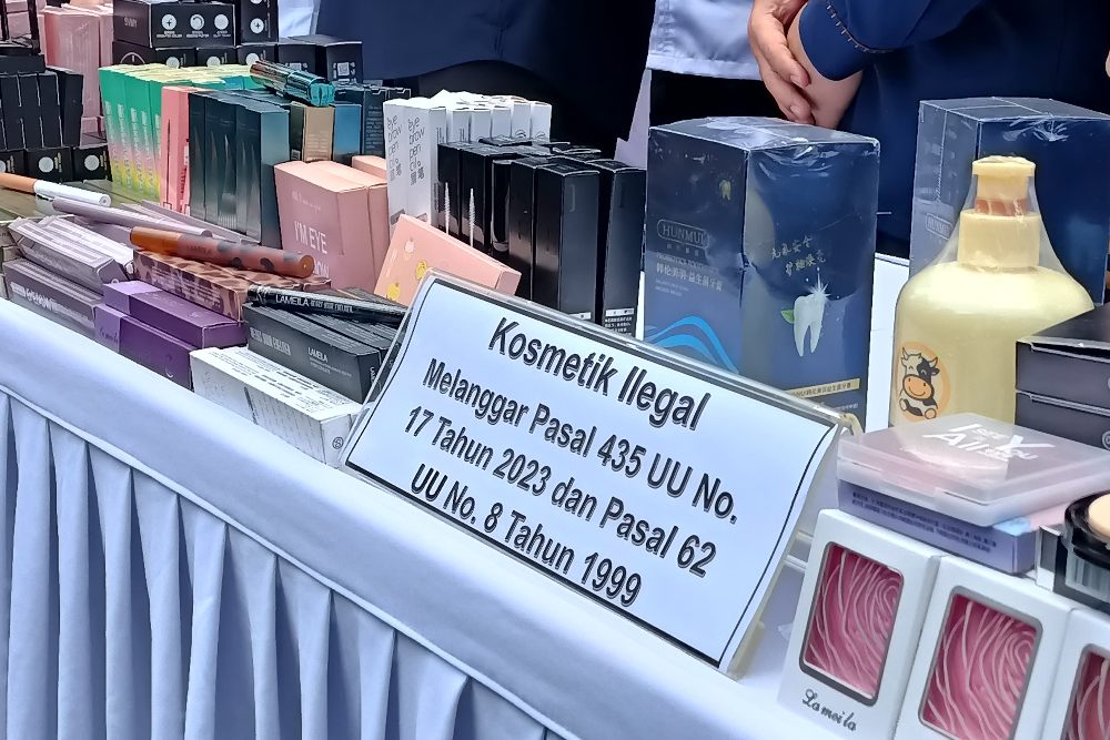  Bea Cukai Sudah 122 Kali Sita Kosmetik Impor Ilegal, Nilainya Rp2,72 Miliar